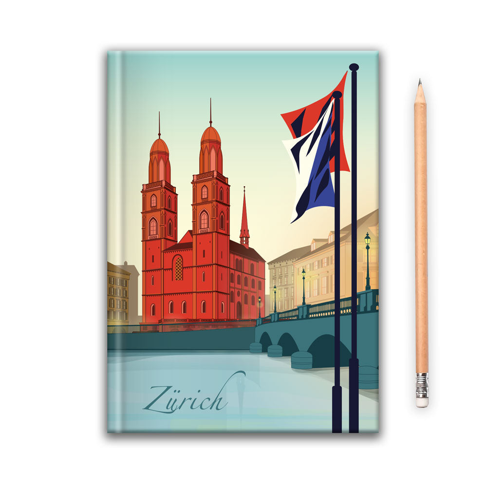 s.wert Notizbuch Zürich Grossmünster, A5