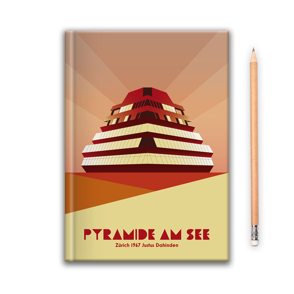 s.wert Notizbuch Zürich Pyramide am See, A5