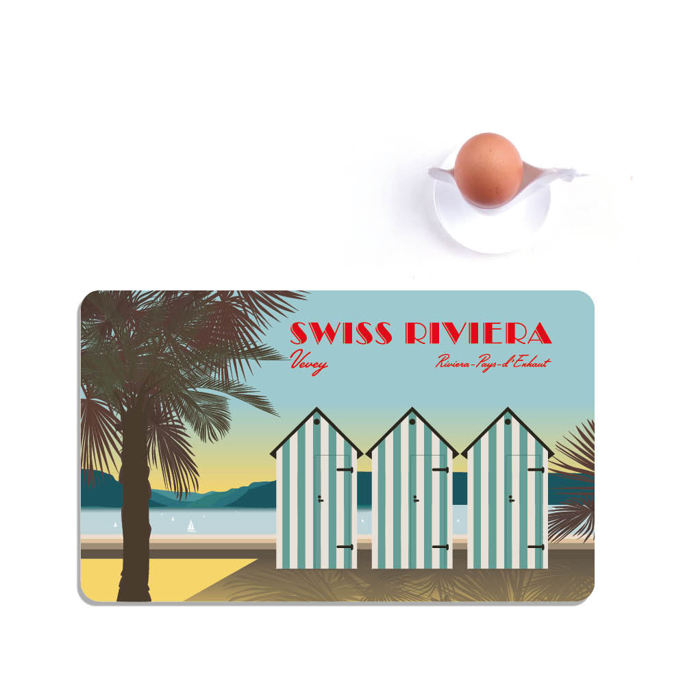 s.wert Frühstücksbrett Swiss Riviera Vevey, 23.3 x 14.3 cm