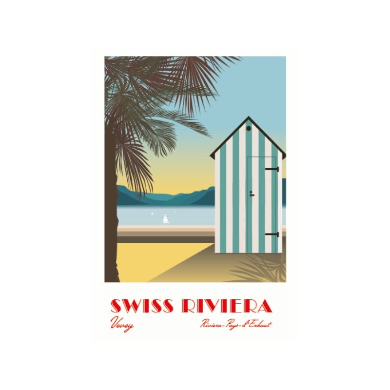 s.wert Sticker Swiss Riviera Vevey, A7