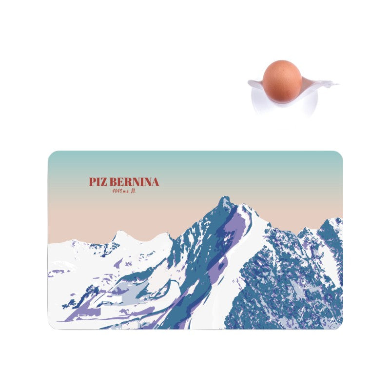 s.wert Frühstücksbrett Piz Bernina, 23.3 x 14.3 cm