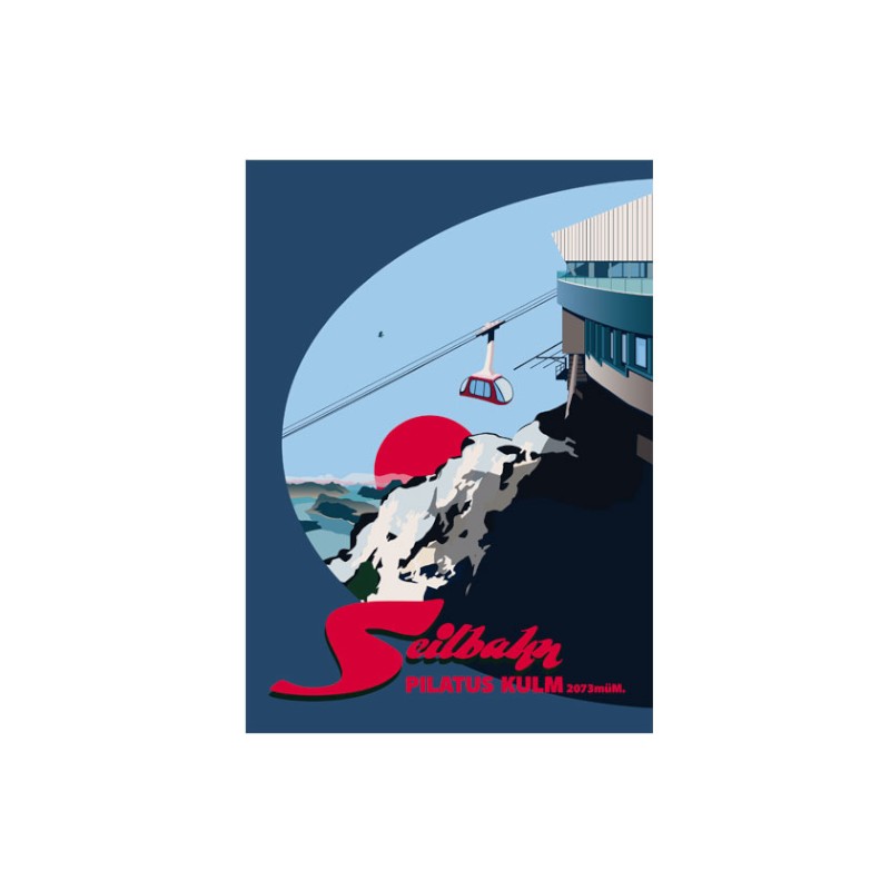 s.wert Poster Luzern Seilbahn, A2