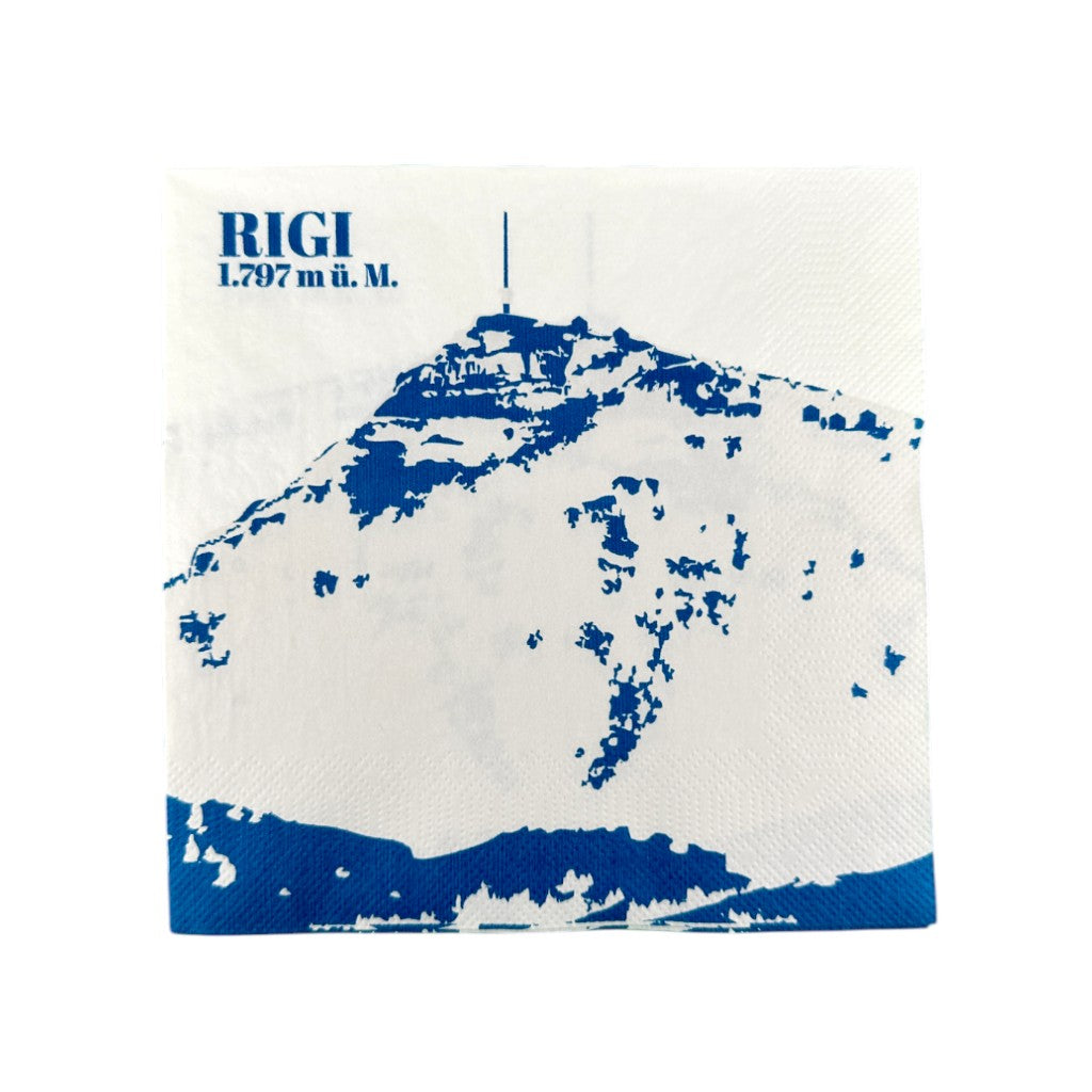 feinedinge Serviette, Rigi