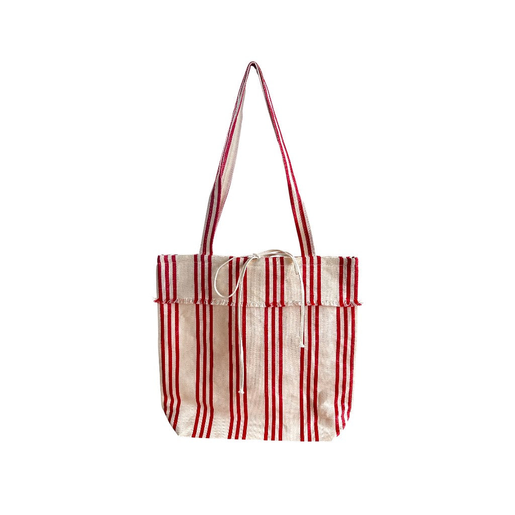 MEYER-MAYOR 2-Tuch Tasche Streifen, Rot
