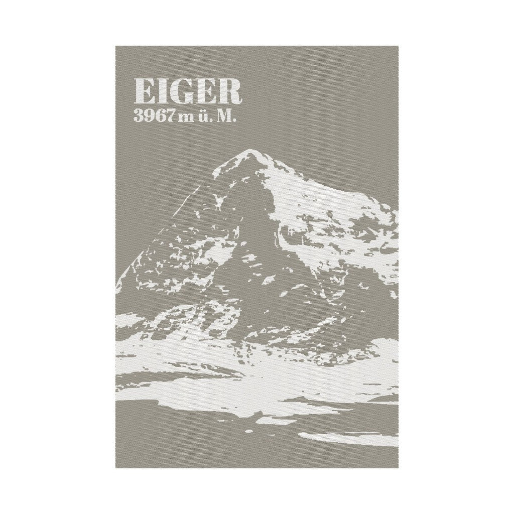 KULTSCHTOFF Küchentuch feinedinge Eiger, Taupe