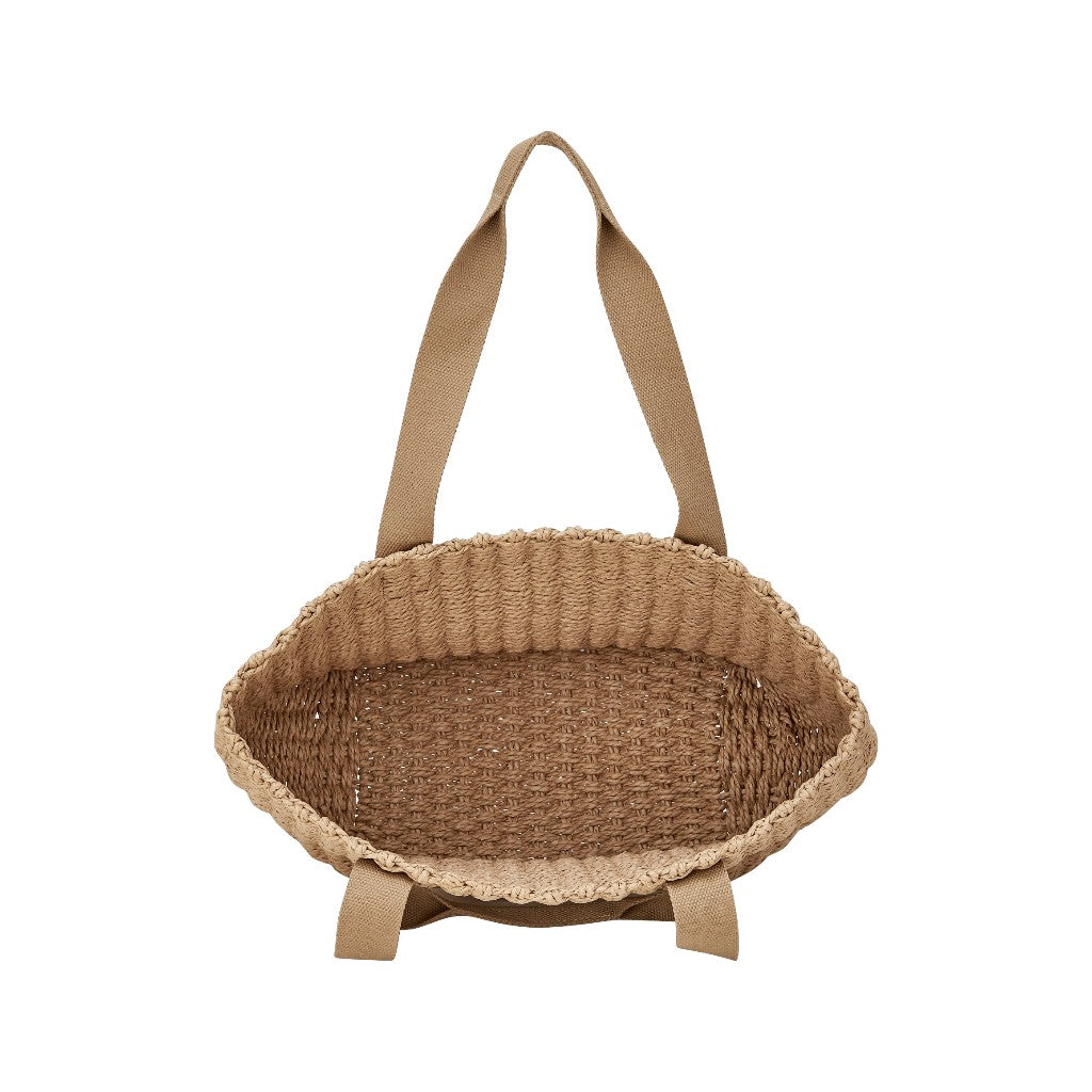 Tasche handgeflochten aus Papier
