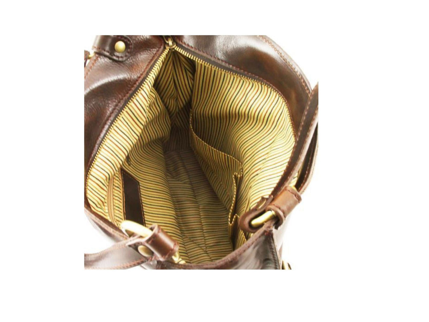 Melissa - Schultertasche Leder Schwarz