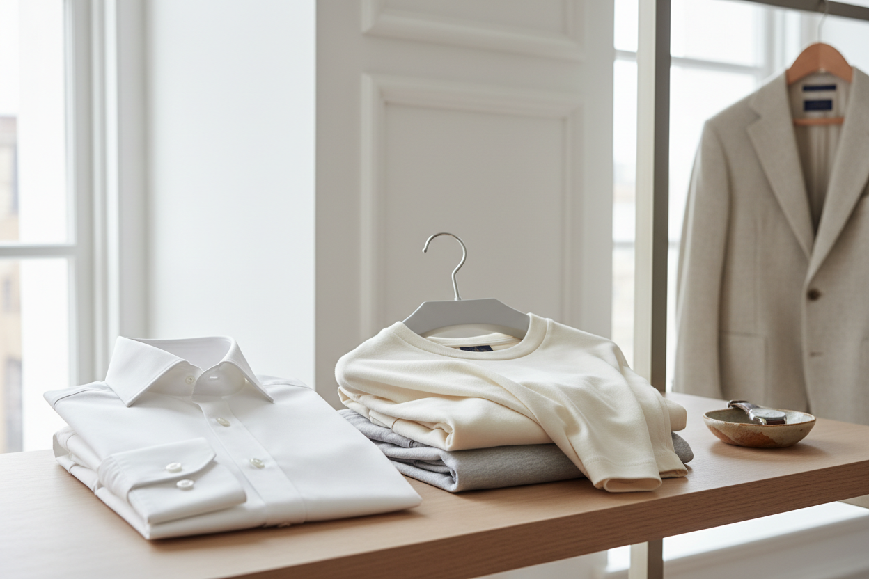Herrenshirts, Hemden und Pullover