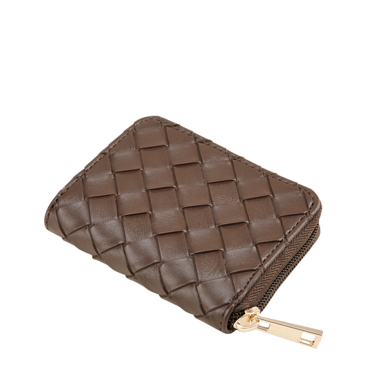ROSSIS Money 1 Flechtoptik, Espresso