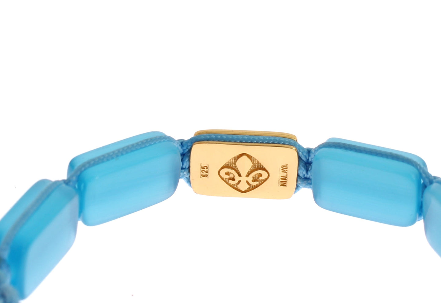 Nialaya CZ Opal 18K Gold 925 Armband