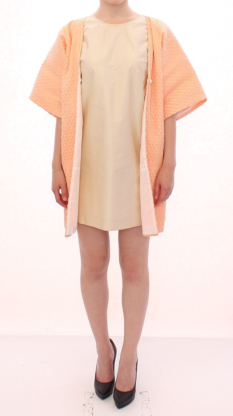 Andrea Incontri Rosa Kurzarm Jacke Mantel