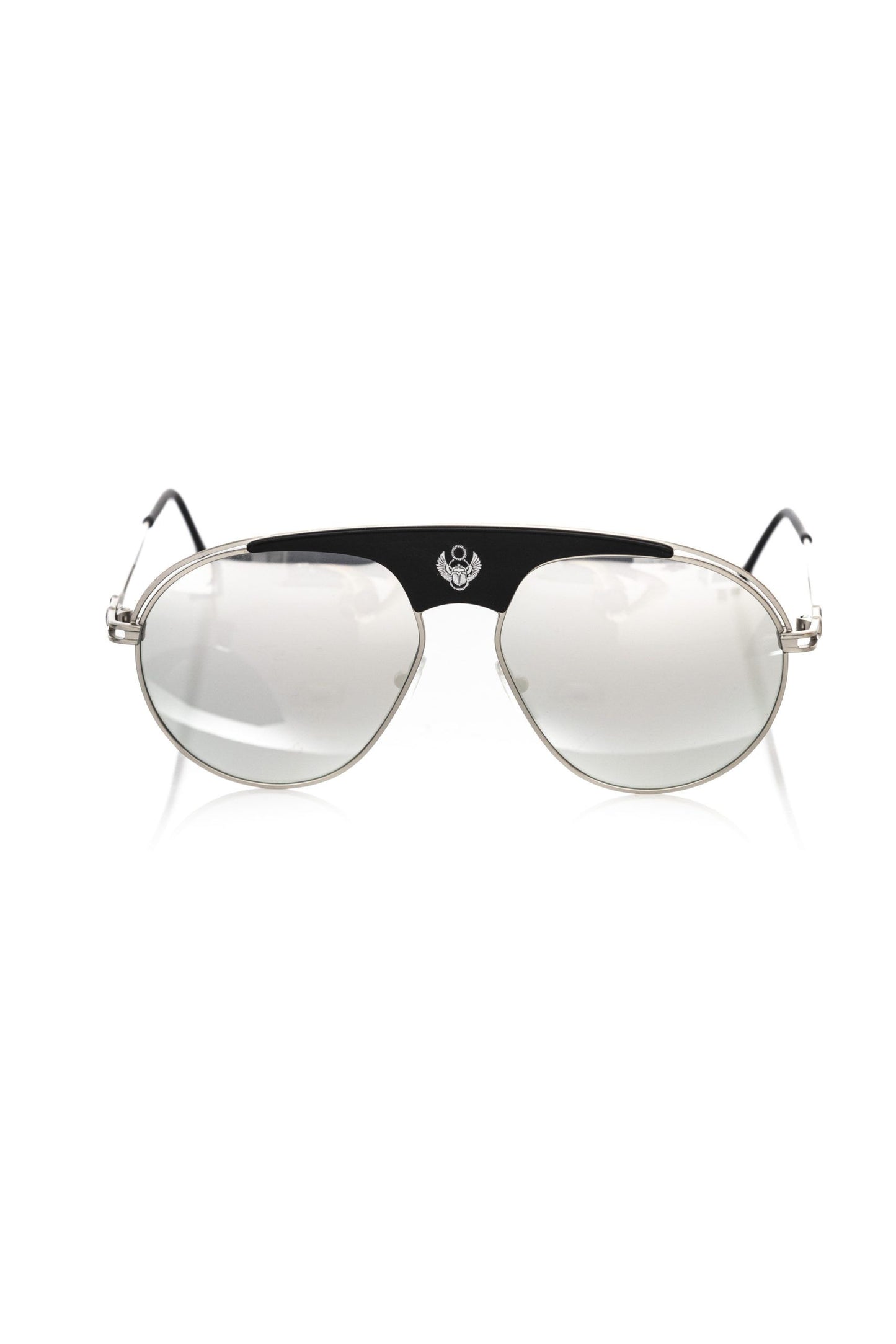 Frankie Morello Multicolor-Metallic-Faser-Sonnenbrille für Herren