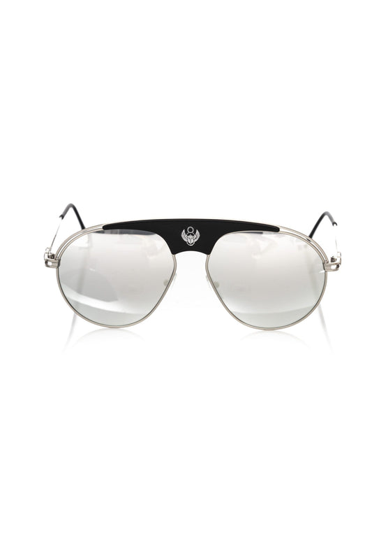 Frankie Morello Multicolor-Metallic-Faser-Sonnenbrille für Herren