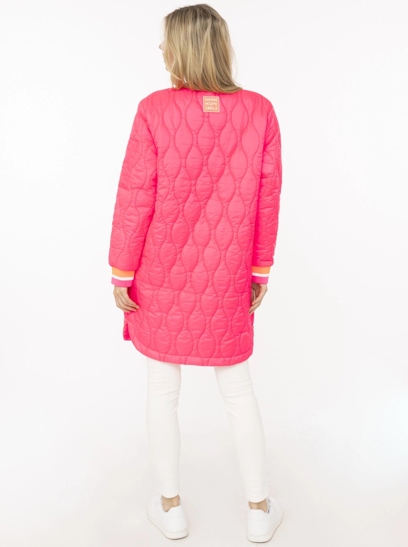 Bombermantel "Shine Hope Smile" pink