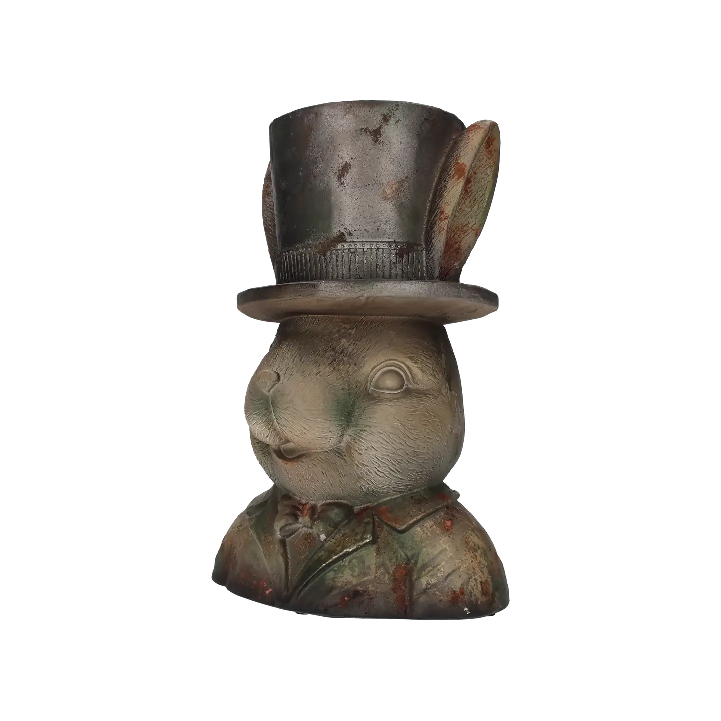 Hase mit Hut, Pflanzenhalter H 43 x 29,5 x 25 cm