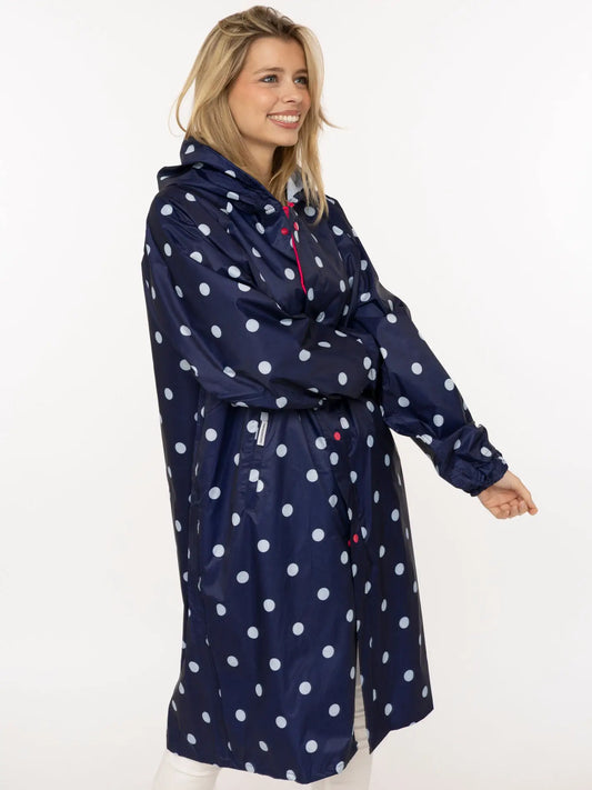 Regenmantel "Dots" L/XL