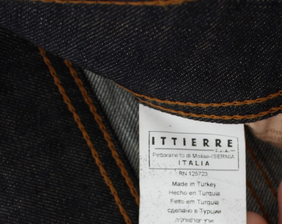 John Galliano Blaue Baumwollmischung Slim Fit Bootcut Jeans