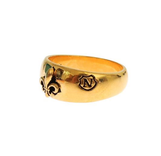 Nialaya Vergoldeter 925 Silber Ring