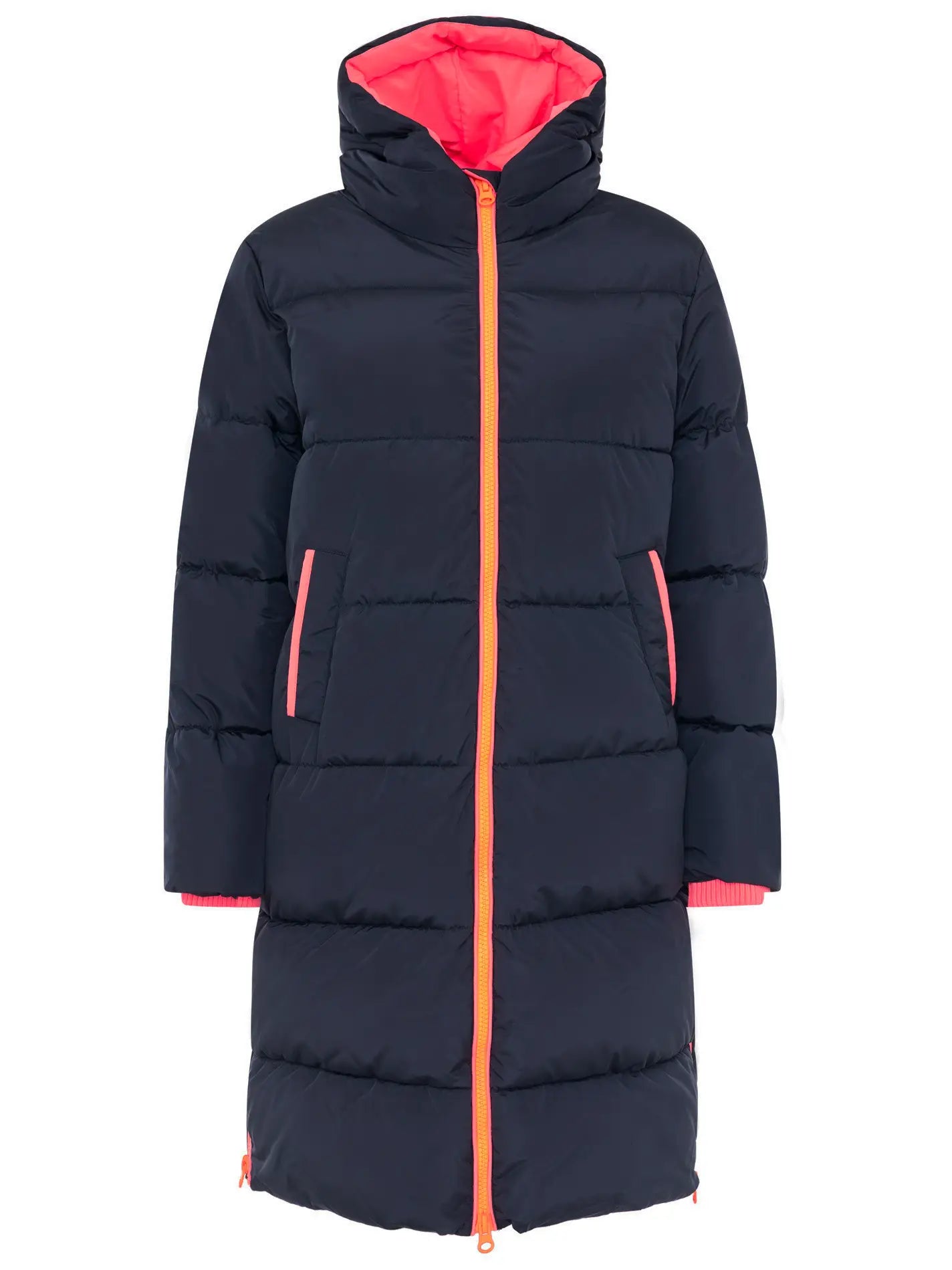 Langer Steppmantel "Cozy" Blau