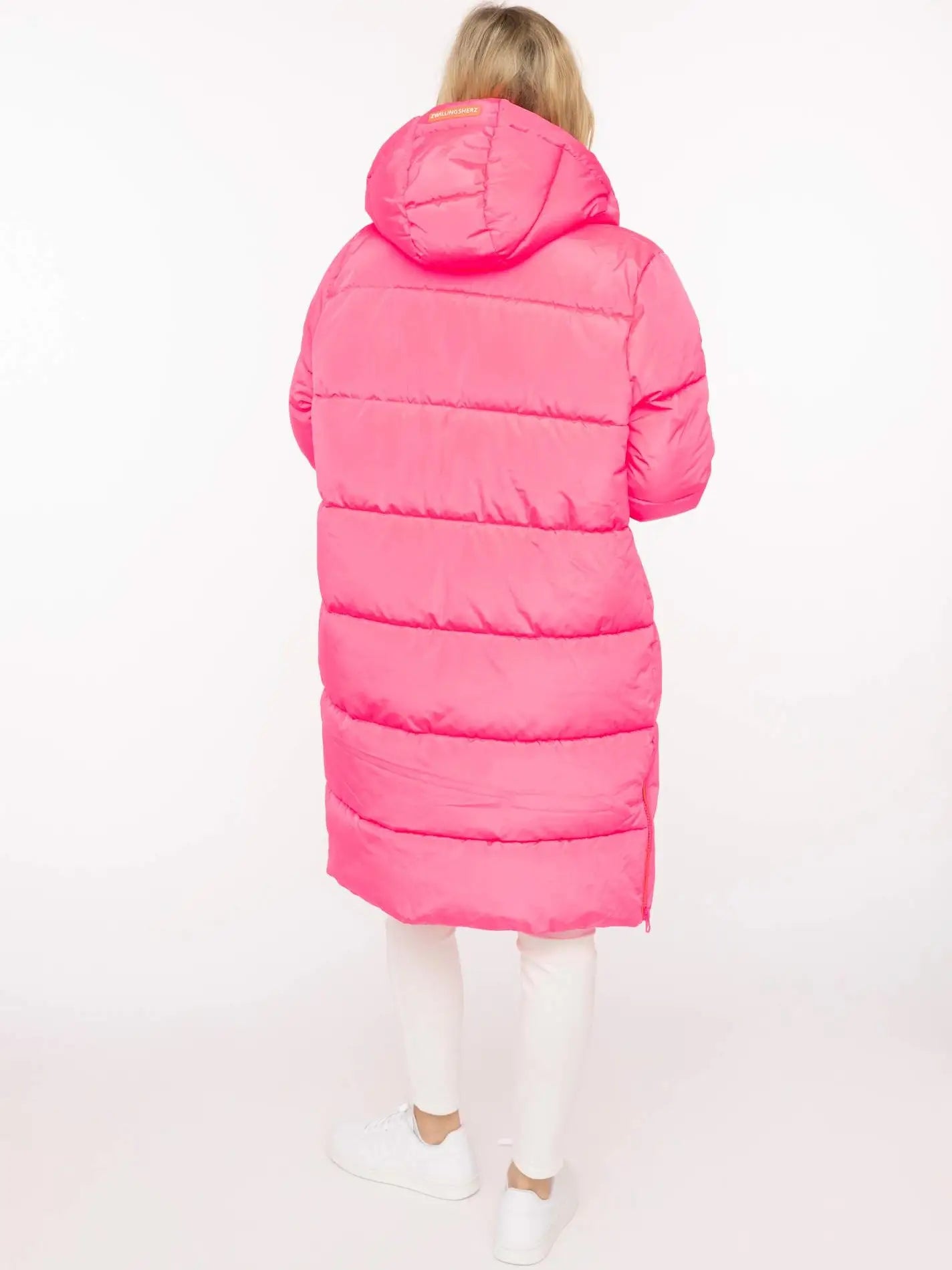 Langer Steppmantel "Cozy" Pink