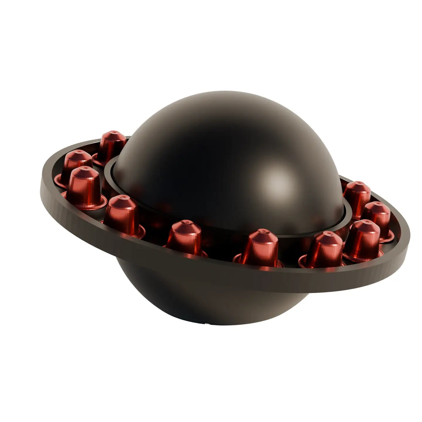 Fiastra Orbit Nespresso-Kapselhalter schwarz