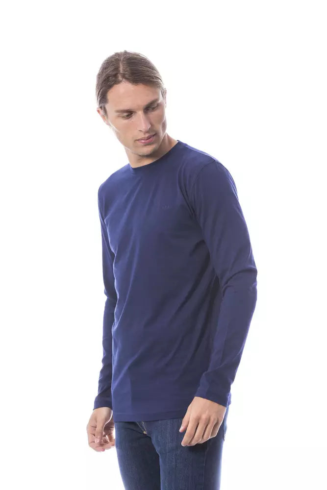Verri Baumwoll-T-Shirt für Herren in Blau