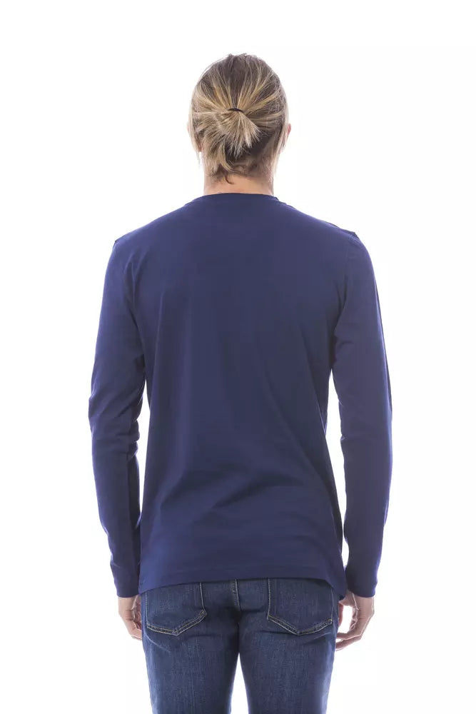 Verri Baumwoll-T-Shirt für Herren in Blau