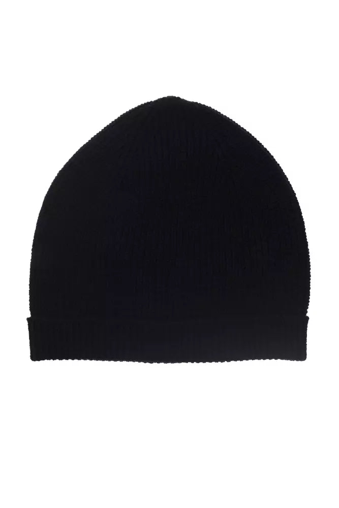 Blue Merino Wool Men's Cap
