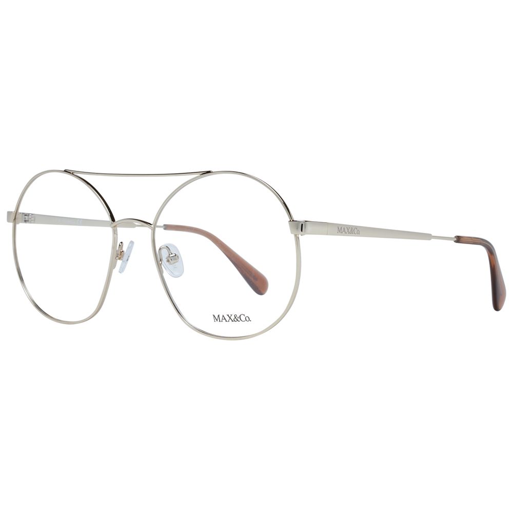Gold Women Glasses Frame