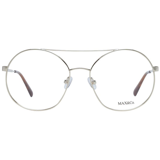 Gold Women Glasses Frame
