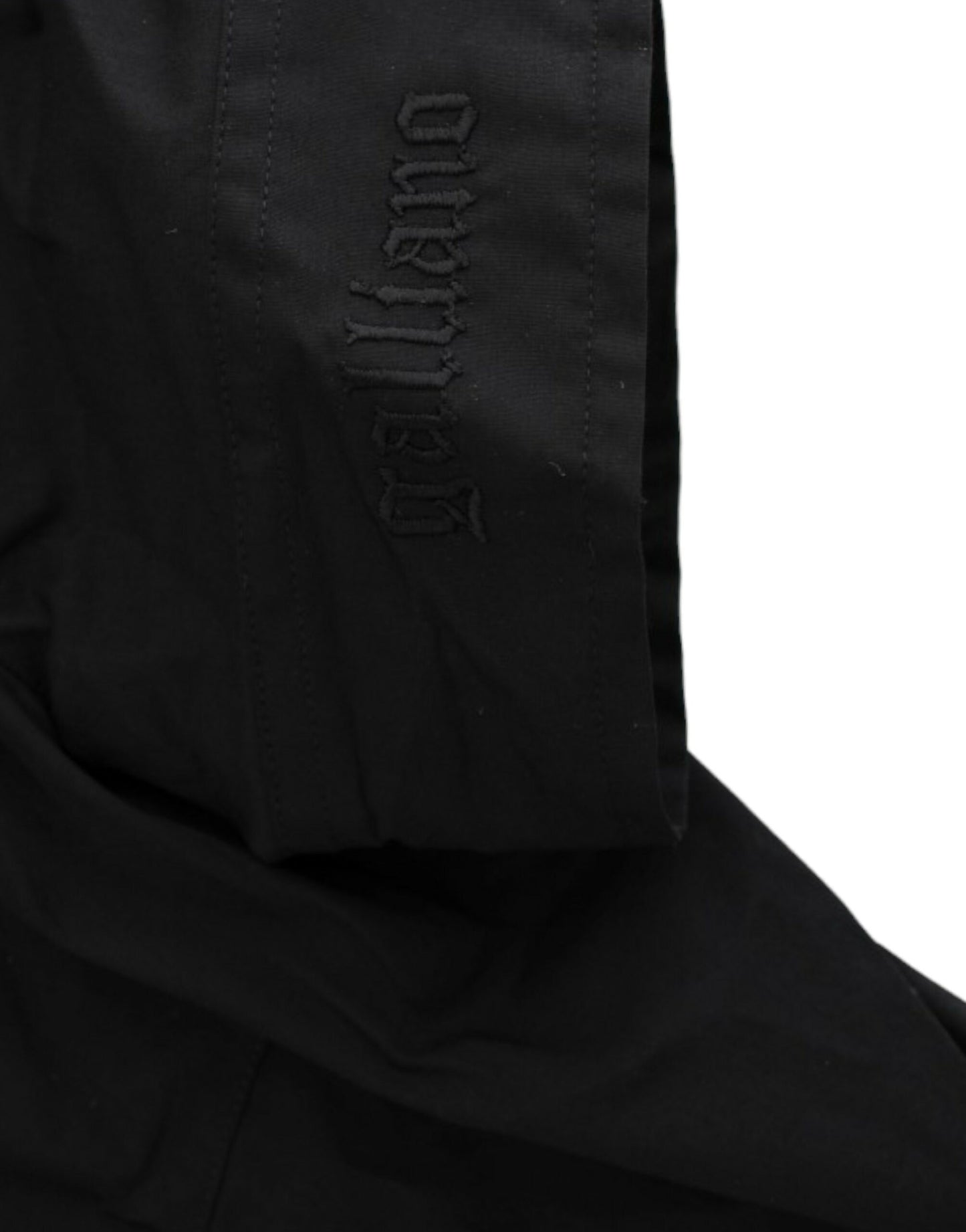John Galliano Schwarzes Baumwollshirt-Top