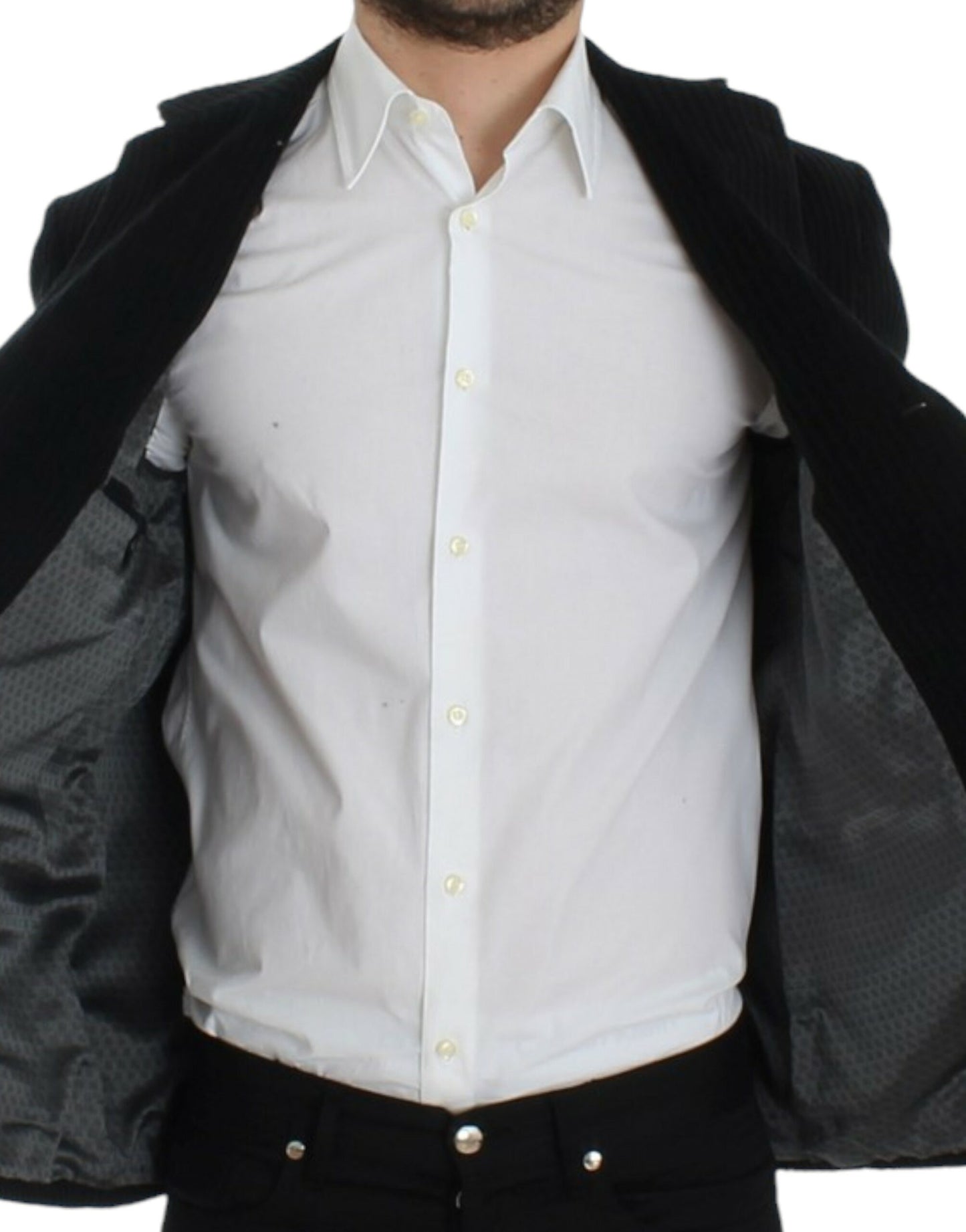 Dolce & Gabbana Schwarzer Manchester MARTINI Blazer