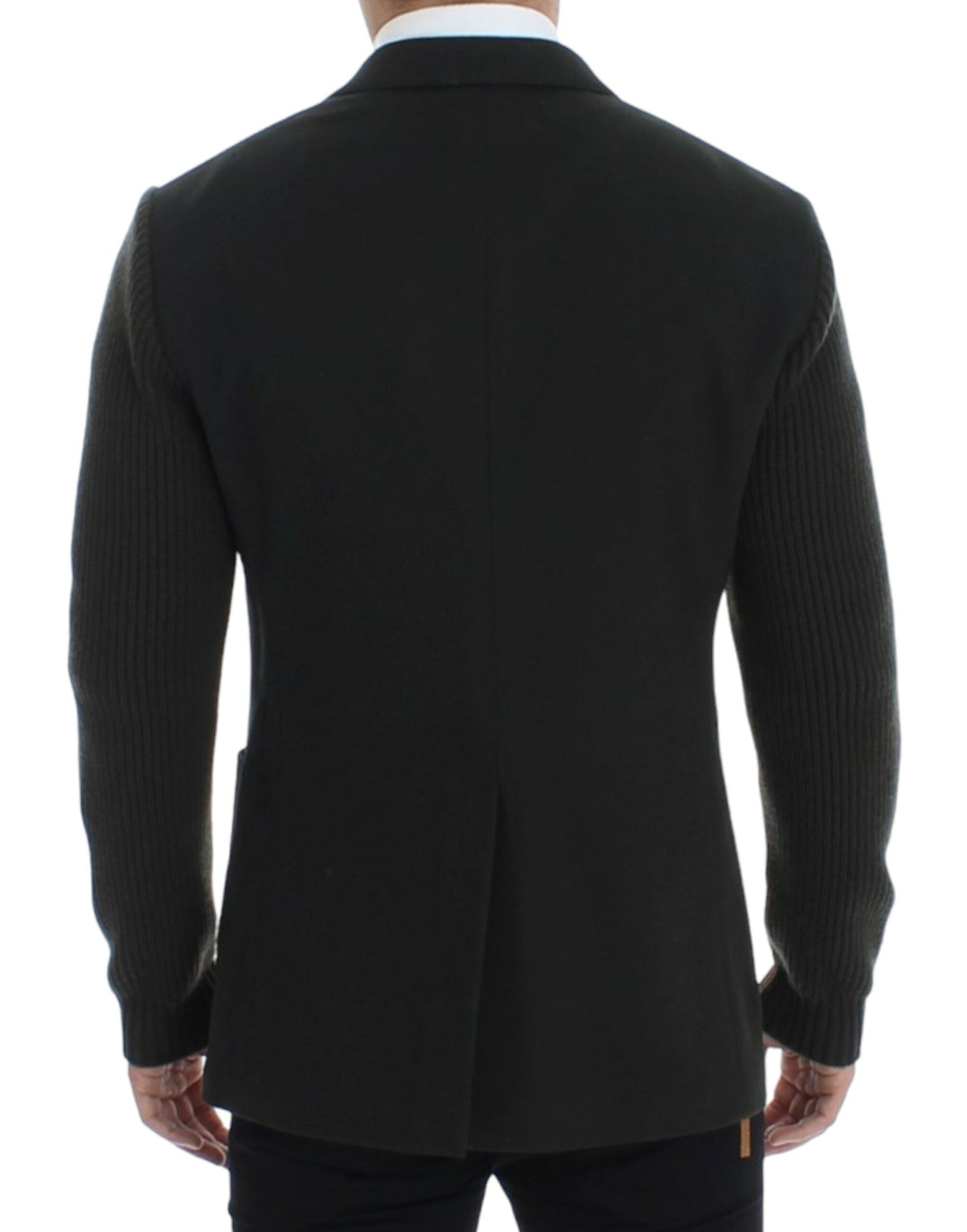 Dolce & Gabbana Grüner Kaschmir-Blazer mit zwei Knöpfen