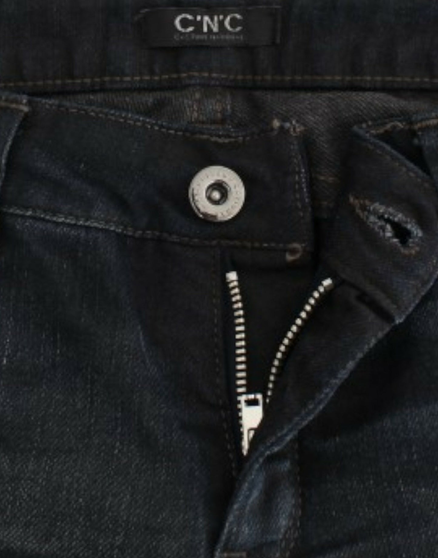 Costume National Blaue Jeans mit dünnem Bein
