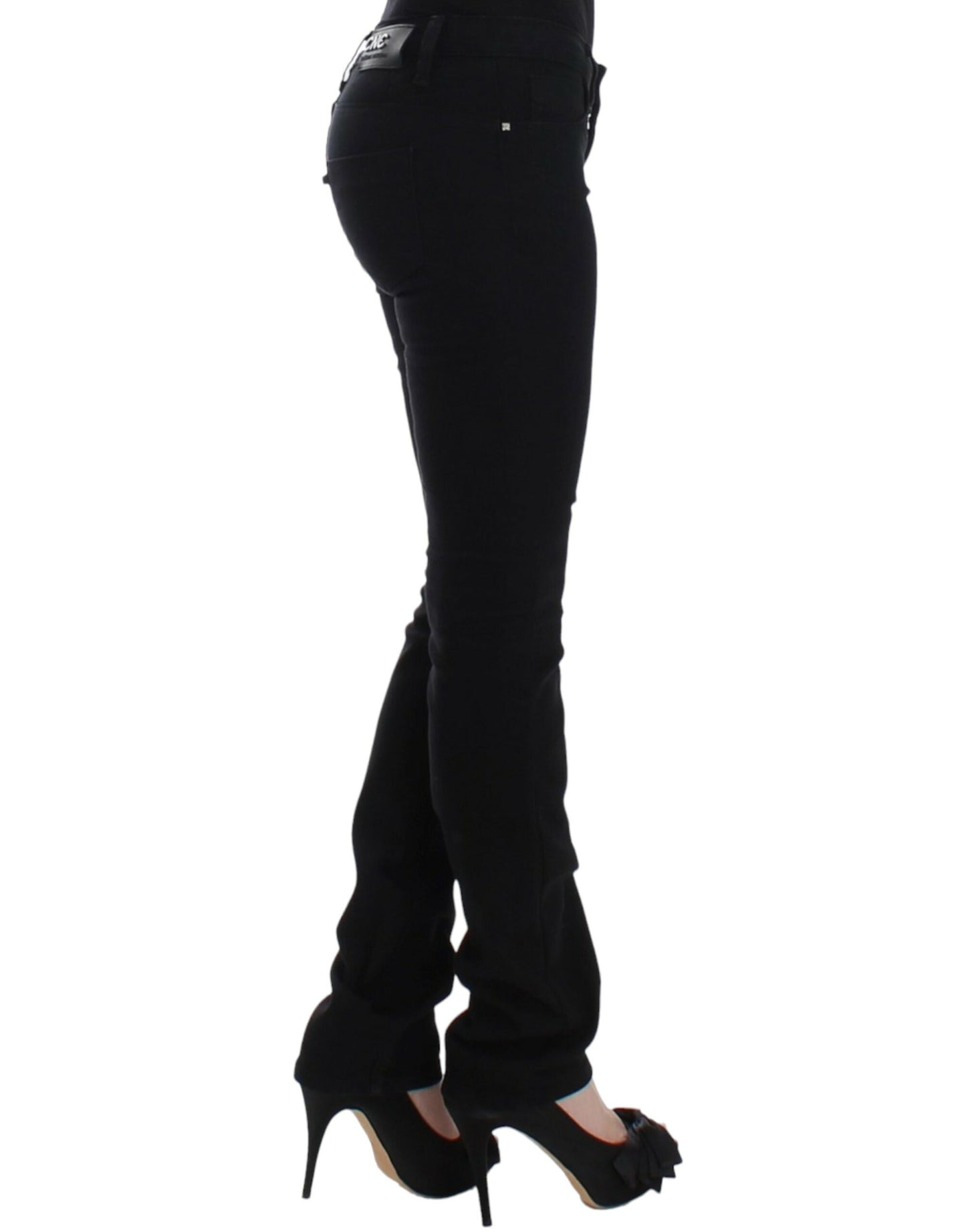 Costume National Schwarze Jeans mit geradem Bein