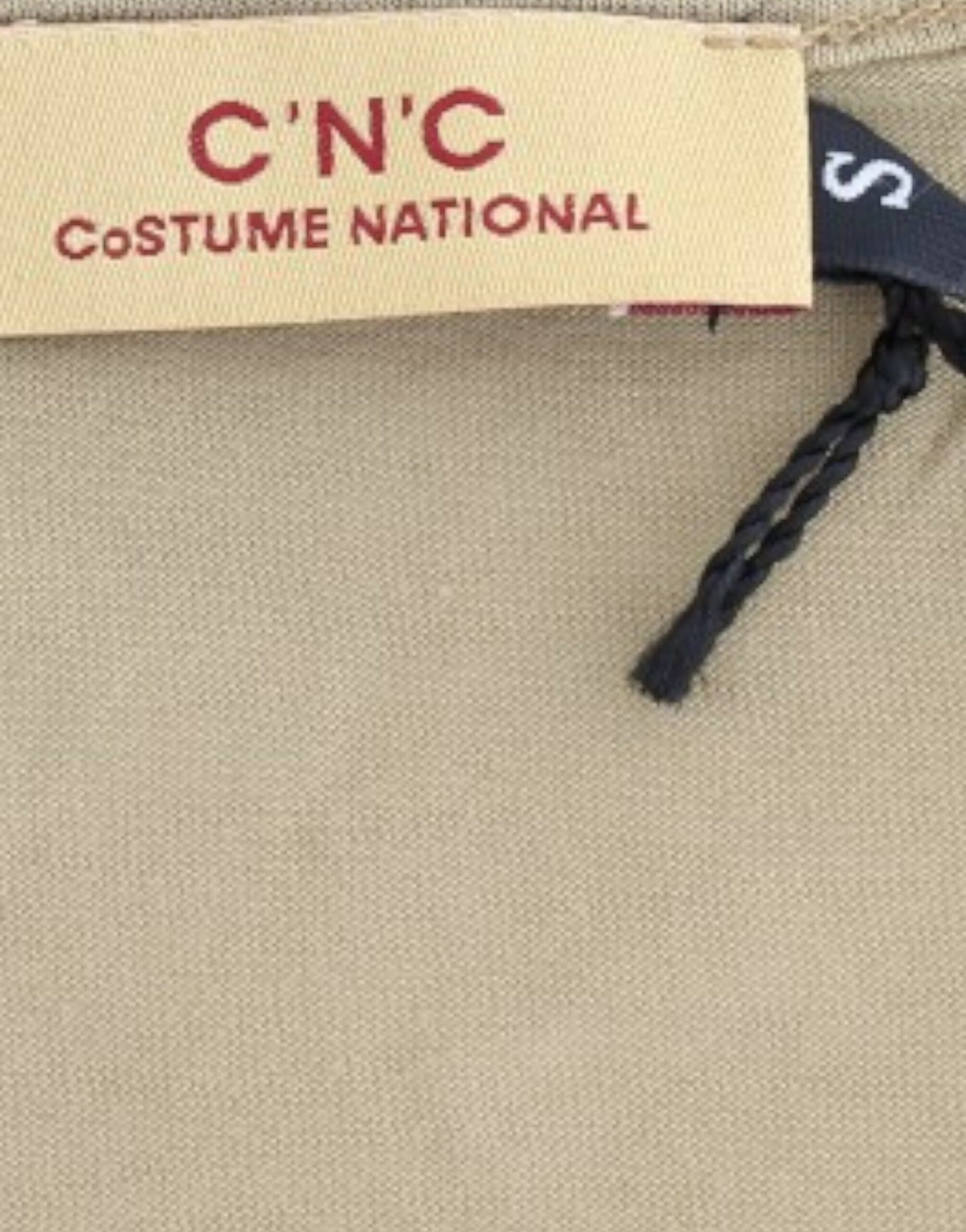 Costume National Grün bedrucktes T-Shirt mit kurzen Ärmeln