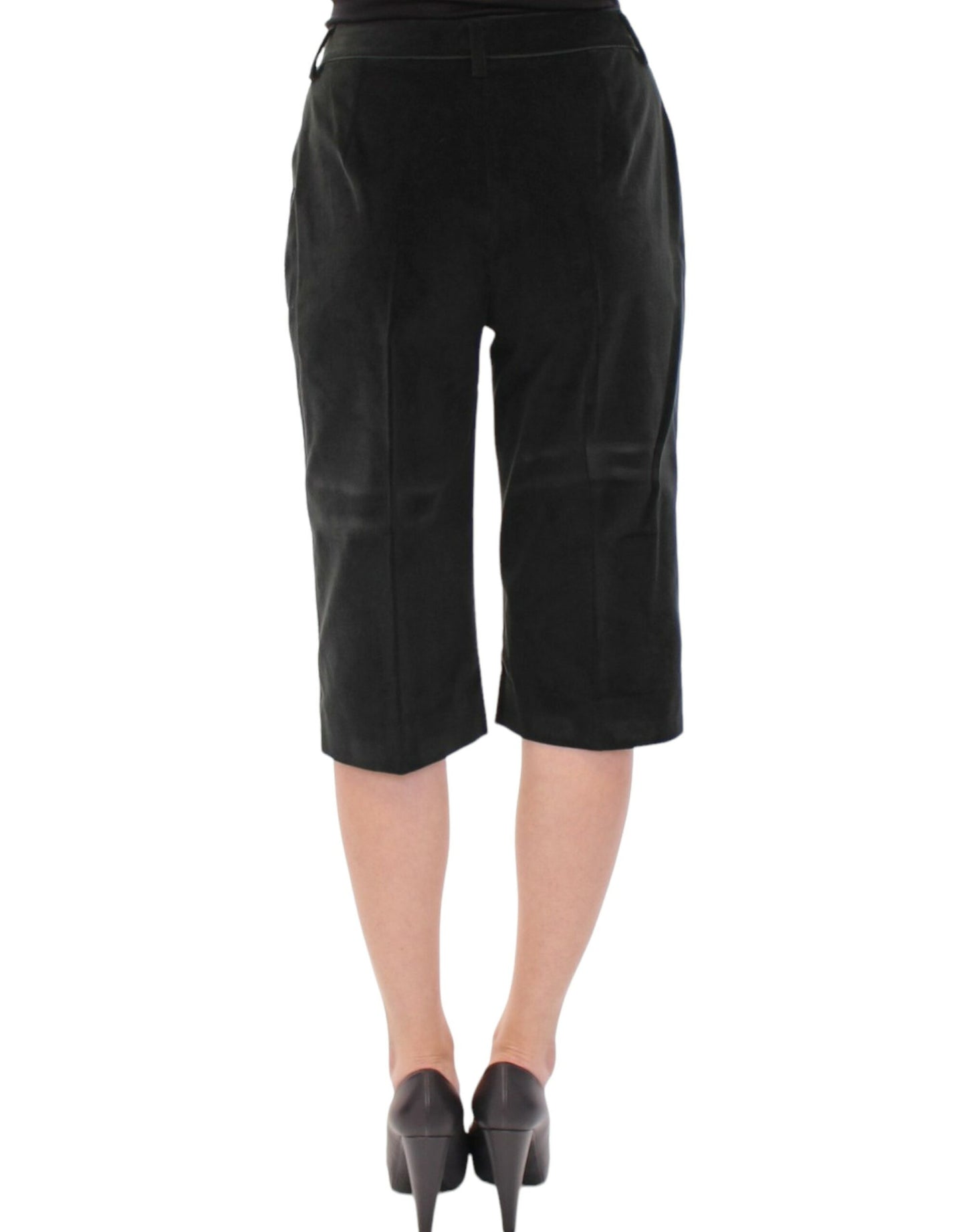 Dolce & Gabbana Schwarze Baumwollshorts Hose