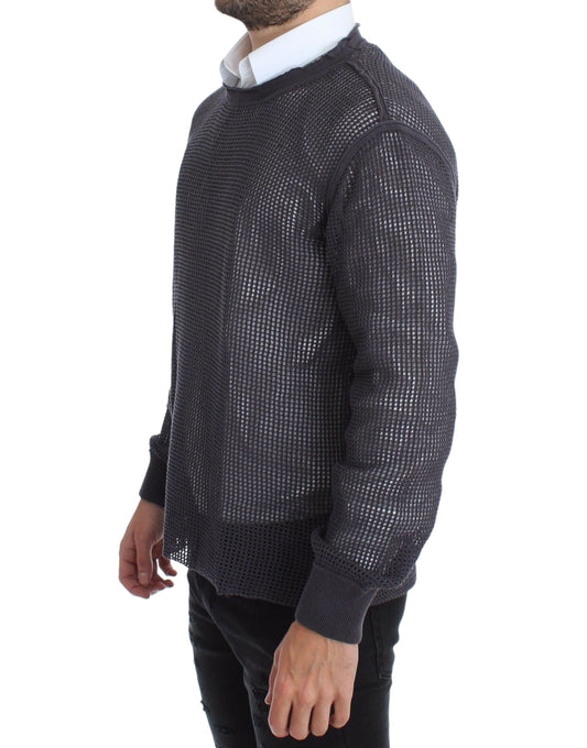 Dolce & Gabbana Lila Runway Netz Pullover Netzpullover