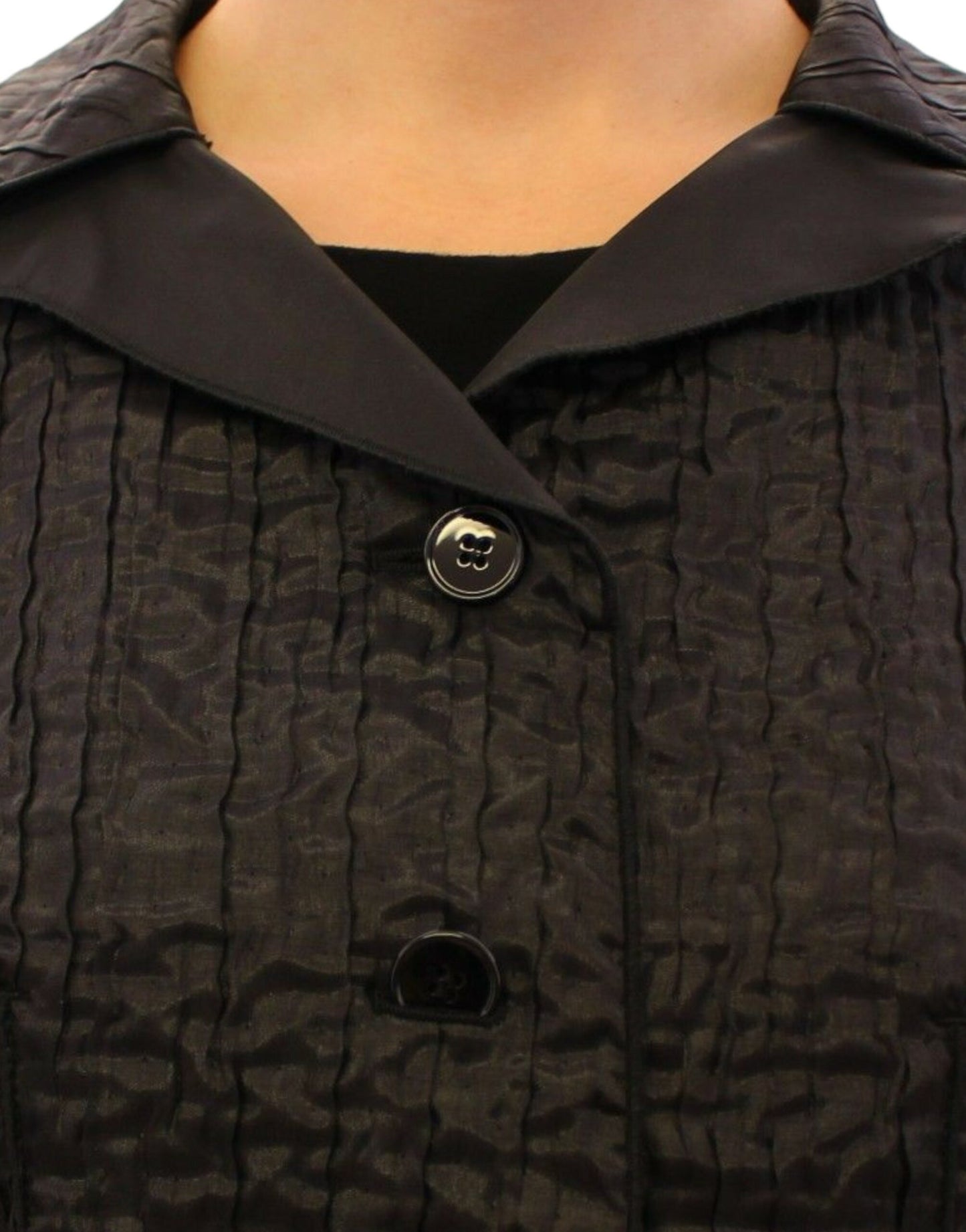 Dolce & Gabbana Schwarzer kurzer Bolero Shrug Jacke Mantel