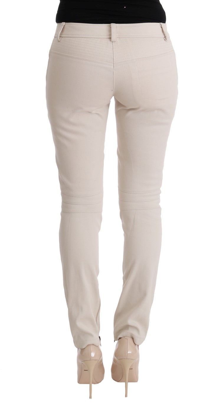 Ermanno Scervino Weiße Slim Fit Freizeitjeans