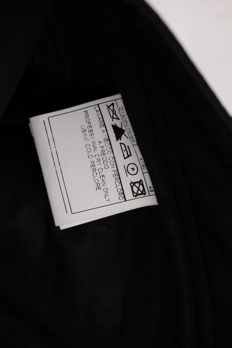 Ermanno Scervino Schwarze Slim Fit Freizeithose aus Baumwolle