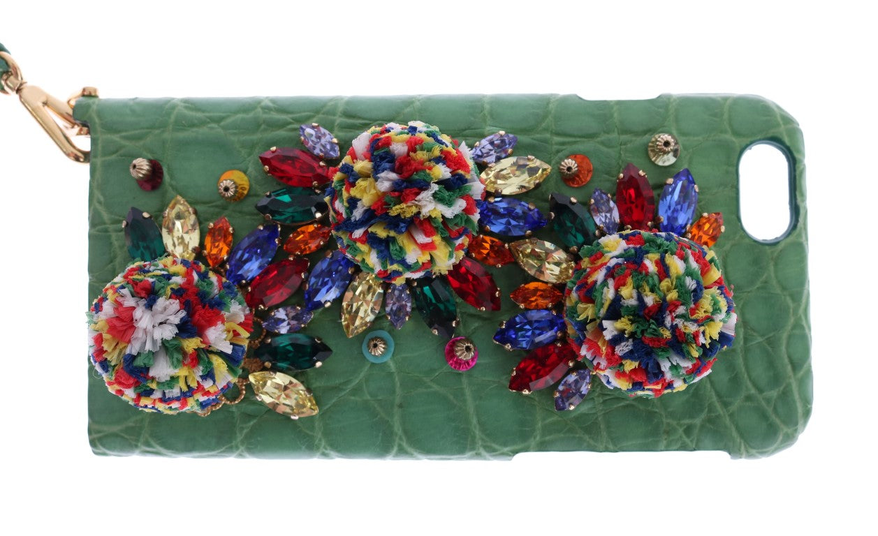 Dolce & Gabbana Multicolor AGNESE Stroh Kristall Pom Pom Tasche
