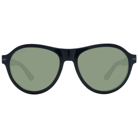 Serengeti Schwarze Sonnenbrille aus Acetat