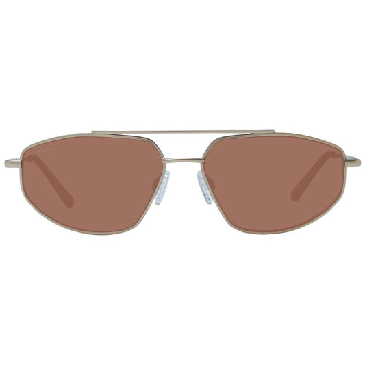 Serengeti Sonnenbrille aus Goldmetall