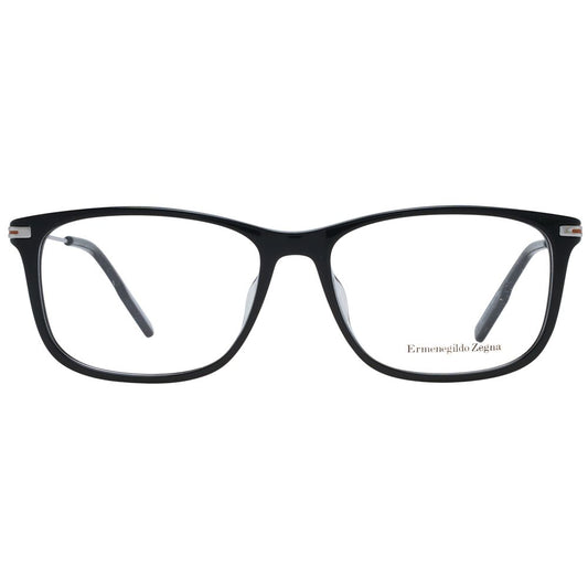 Ermenegildo Zegna Schwarze Kunststoffbrille (Gestell)