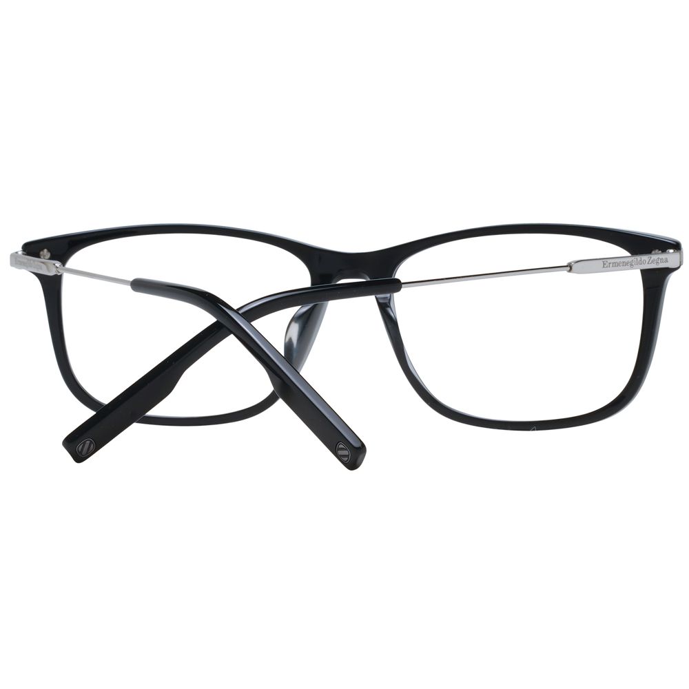 Ermenegildo Zegna Schwarze Kunststoffbrille (Gestell)