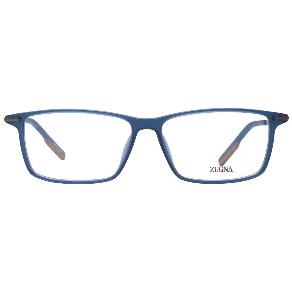Ermenegildo Zegna Blaue Kunststoffbrille (Gestell)
