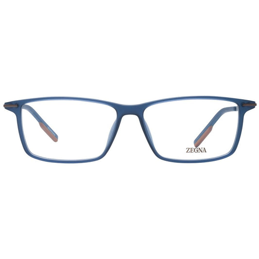 Ermenegildo Zegna Blaue Kunststoffbrille (Gestell)