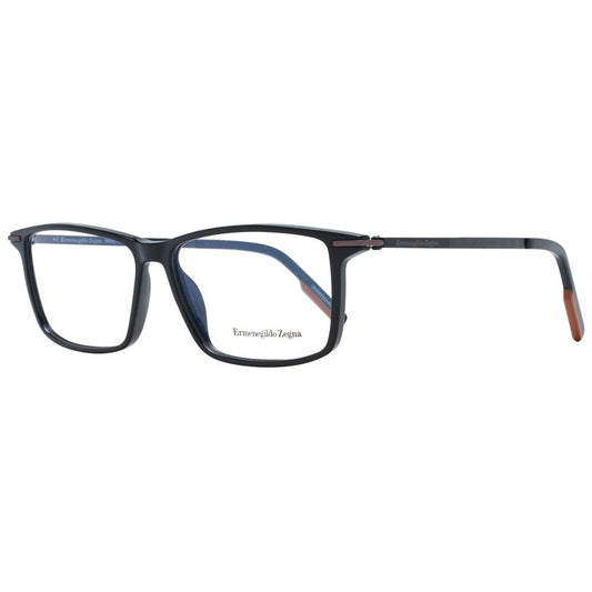 Ermenegildo Zegna Schwarze Kunststoffbrille (Gestell)