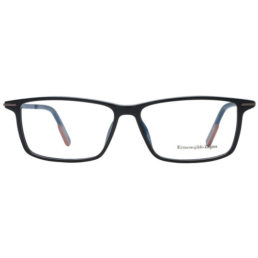 Ermenegildo Zegna Schwarze Kunststoffbrille (Gestell)